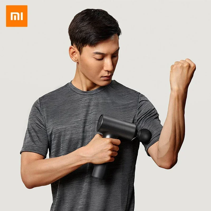 Pistolet do masażu Xiaomi Mijia elektryczny masażer szyi Smart Hit pistolet do masażu ciała relaksujący Fitness łagodzący ból mięśni