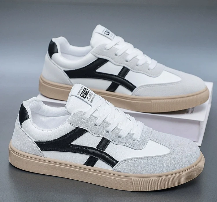 Neue Retro Herren Freizeitschuhe Rutschfeste Weiße Schuhe Boardschuhe Deutsche Armee Trainingsschuhe – Detail 17