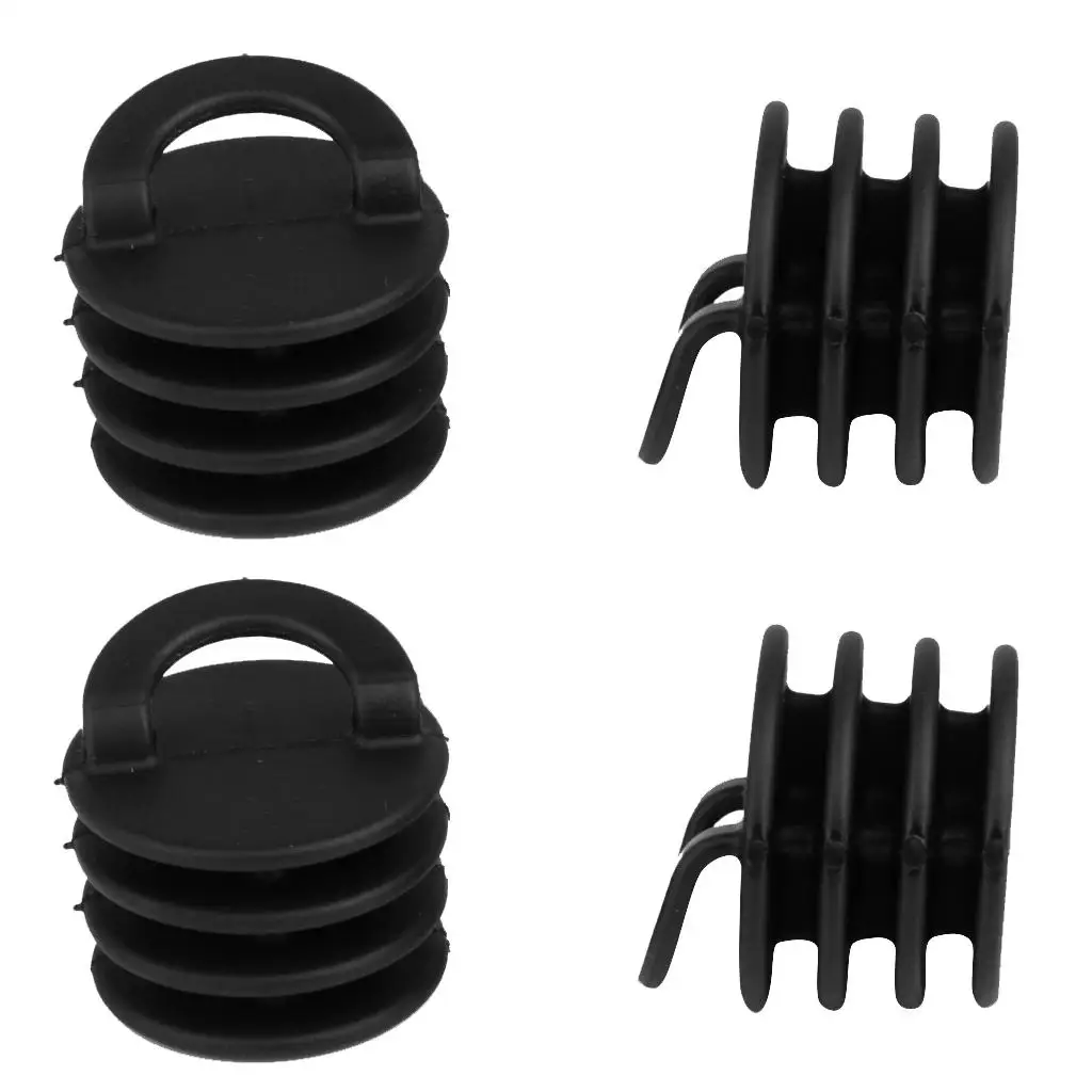 Kayak Scupper Stopper Set Lightweight Hard Plastic Parts Drain Hole Seal for Inflatable Kayak Supplies view 3
