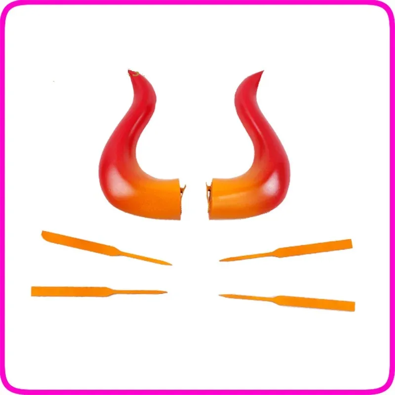 

Отличная форма Ямато Косплей Рога Канзаши Головные уборы Головной убор Шпилька Хэллоуин Карнавал Необычные вечерние реквизит для косплея День рождения Рождество