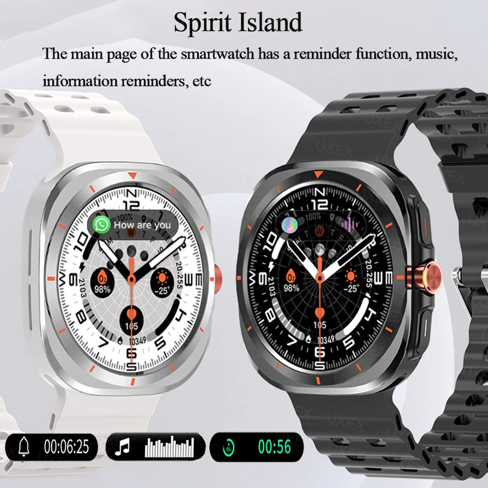 2025 Новые роскошные часы для мужчин и женщин 1,52 дюйма HD Bluetooth-будильник с вызовом Мультиспортивные многофункциональные часы с узором