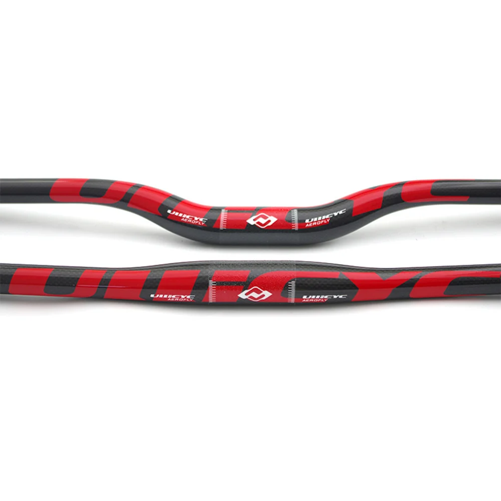 Kierownica rowerowa z włókna węglowego, w kształcie jaskółki, 31.8*720/740MM uchwyt rowerowy MTB, górska droga rowerowa kierownica — zdjęcie 5