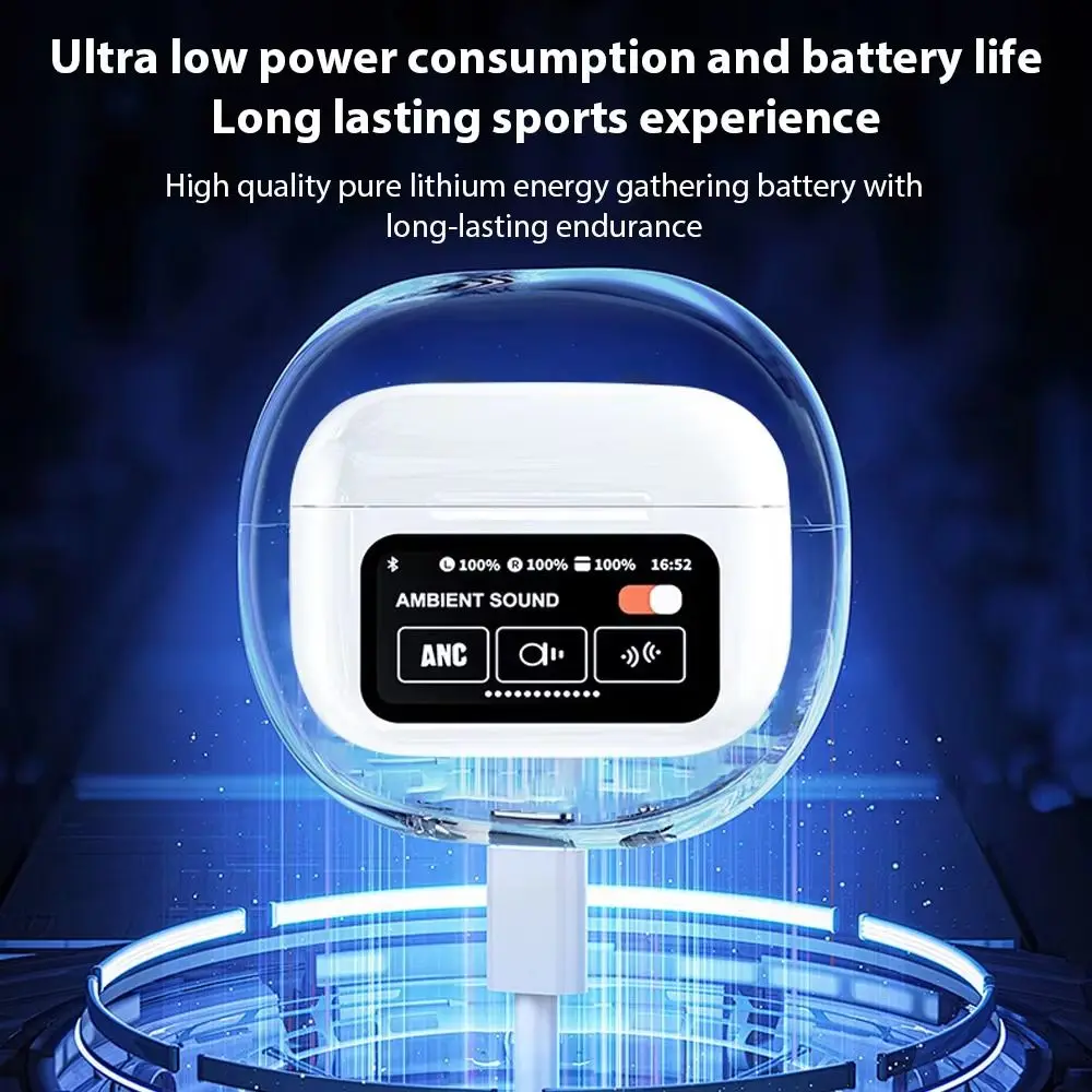 TWS A9 Pro سماعة لاسلكية تعمل بالبلوتوث سماعة HiFi ستيريو للحد من الضوضاء سماعات محمولة بلوتوث 5.4 ميكروفون سماعات الألعاب #2