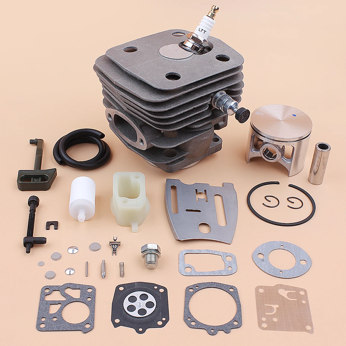 54Mm Piston Silinder Karb Kit untuk Husqvarna 288XP 181 281 288 Gergaji Alat Listrik 503506301 Motosierras Nami