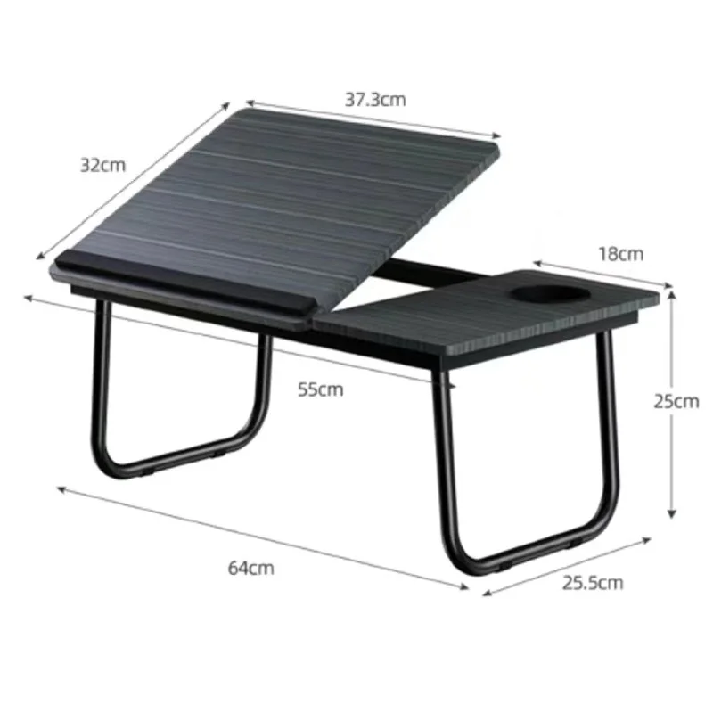 Outdoor Portable Folding Camping Table, Computer Sedentary Desk, Lazy People Study, Student Dormitories, Cool Camping Gear