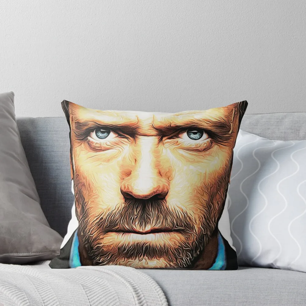 

Dr. House Throw Pillow Anime Embroidered Cushion Cover Elastic Cover For Sofa Luxury Cushion Cover pillow