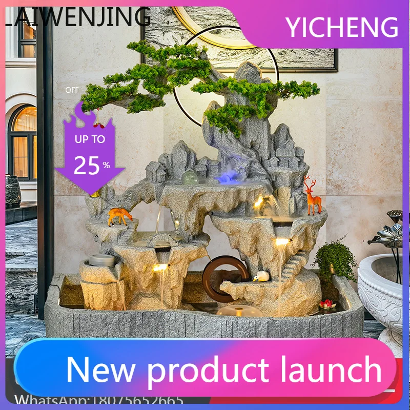

LYY Outdoor Decoration Landscape Decoration Lucky Rockery Flowing Water Fountain Fish Pool