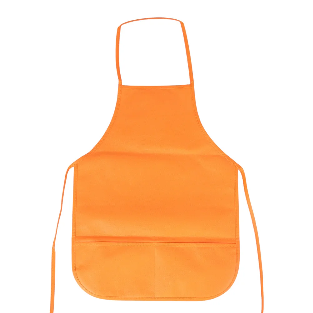 

6pcs Kids Waterproof Aprons For Painting Cooking Bbq Art Crafts Activities Children'S Reusable Kitchen Chef Artistic