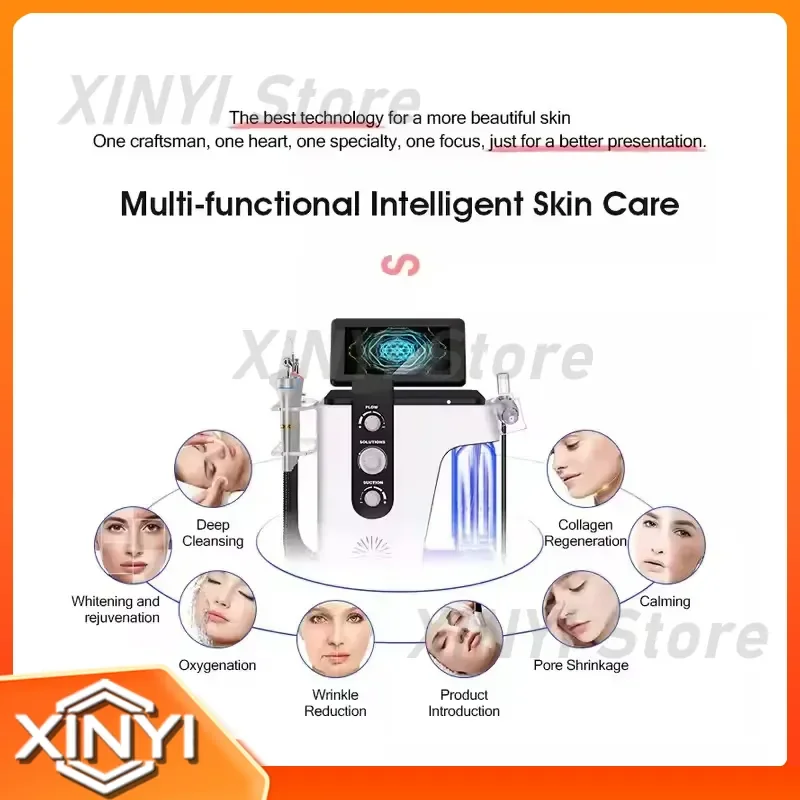 Portable 8-in-1 Hydra Machine for Deep Cleaning for Salon Use