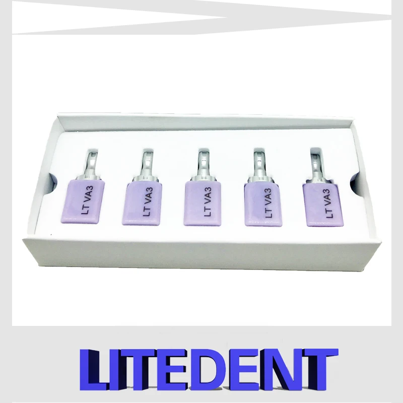 

Dental Lithium Disilicate Glass Ceramic Block C14 HT LT BL1 BL2 BL3 Emax Cad Cam Ingots