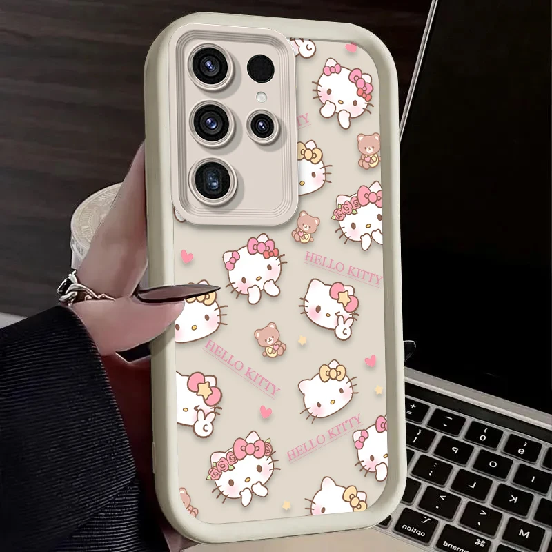 حافظة لهاتف سامسونج جالاكسي S24 S25 S23 Ultra S22 S21 Plus FE A36 A56 A26 A16 A06 A15 A25 A35 A55 5G Eتوي