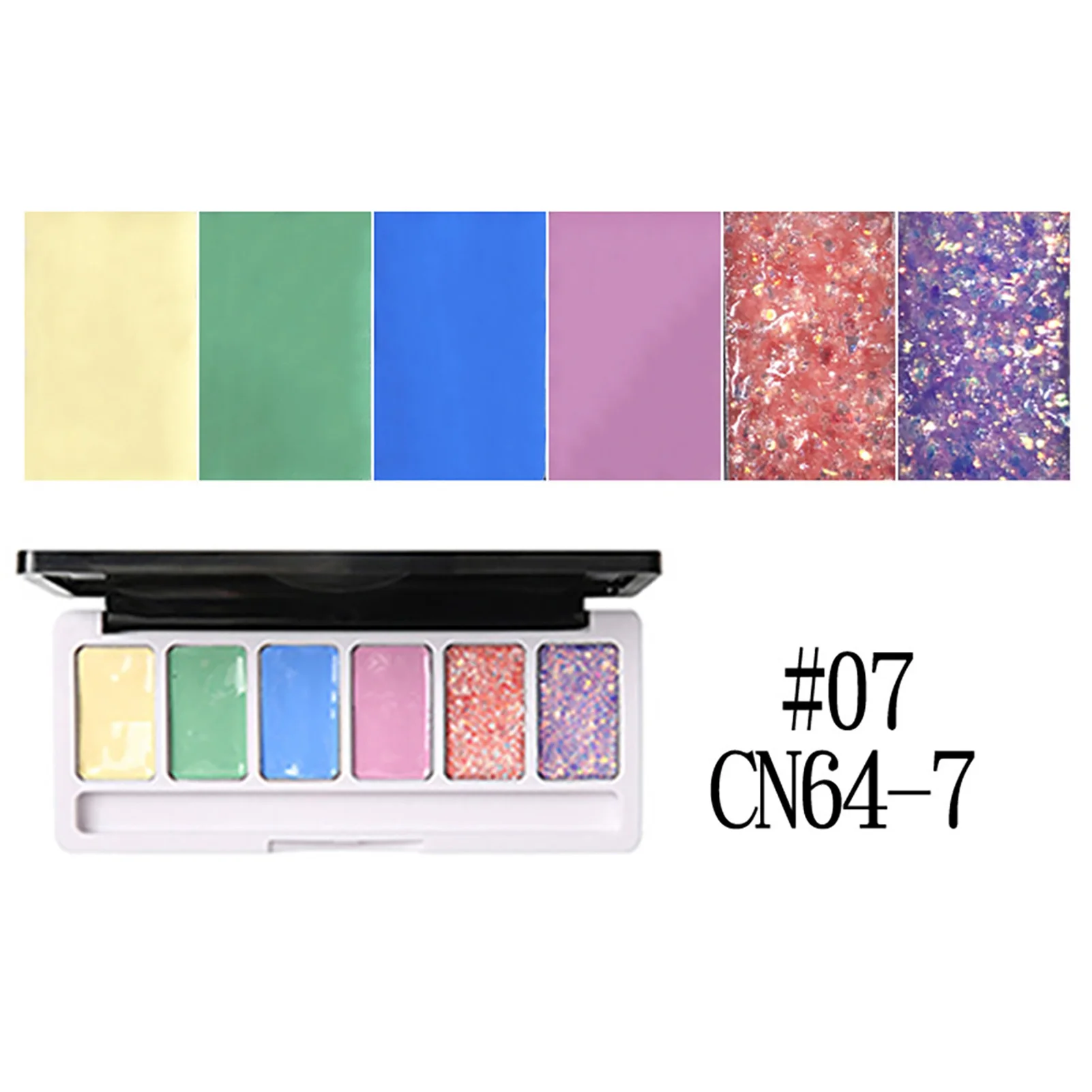 Festes Gel Nagellack Set Creme Gel Politur Palette Mini Platte Nagel Gel großes ideales Geschenk für Mädchen oder Frauen