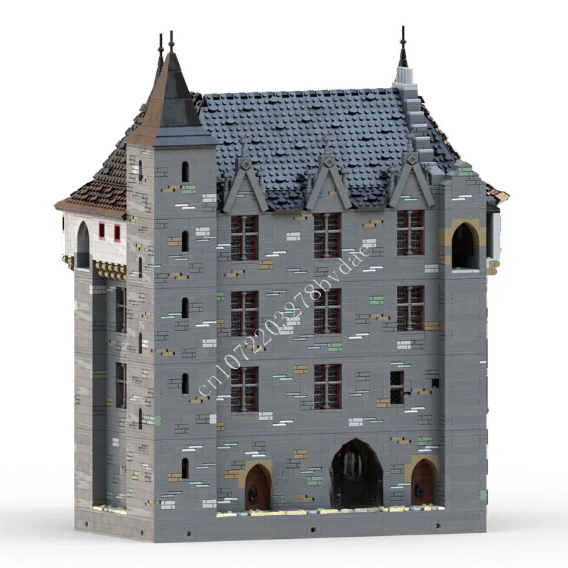 14562PCSThe Great Gatehouse - Castle in Brittany Part  MOC Creative street view Model Building Blocks DIY  Model Toys Gifts