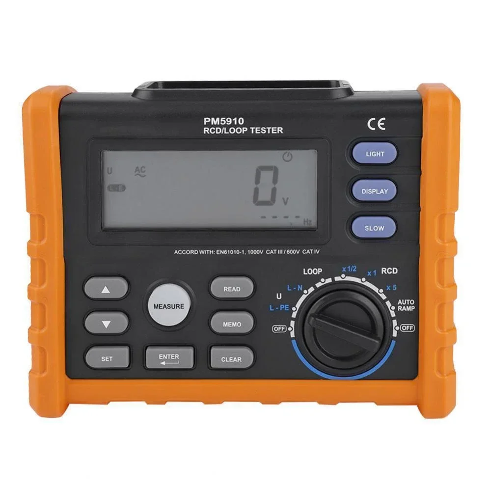 2025MS5910 جهاز اختبار المقاومة الحلقة جهاز اختبار RCD الرقمي المتعدد