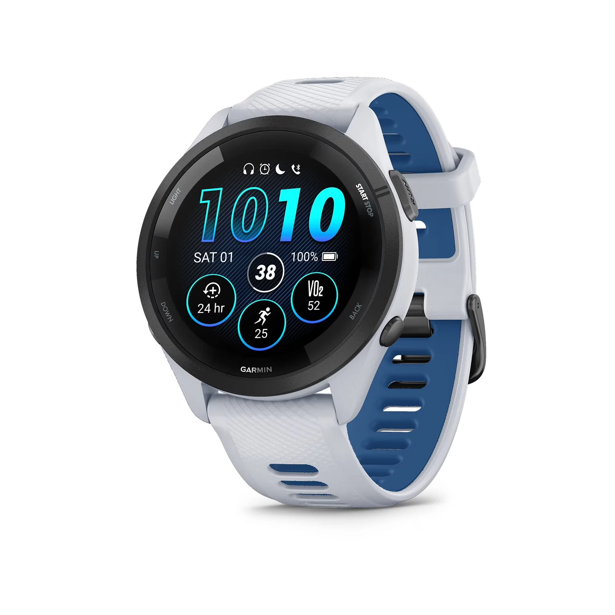 

Смарт-часы Garmin Forerunner 265/265S Music GPS (42/46 мм) с 1,3-дюймовым сенсорным AMOLED-дисплеем, мониторингом сердечного ритма и уровня кислорода в крови