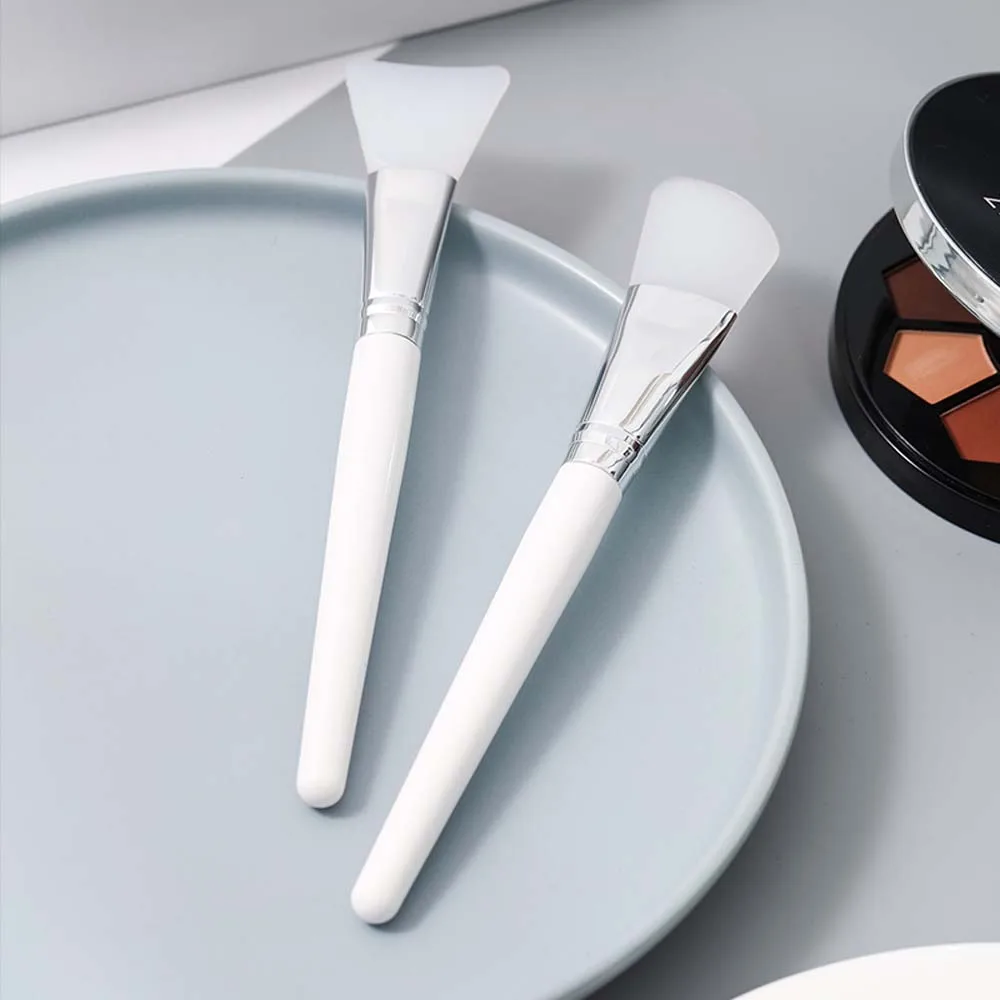 Professionelle Hause Salon Kosmetische Werkzeug Gesichts Schlamm Mischen Pinsel Make-Up Pinsel Hautpflege Werkzeuge Silikon Maske Pinsel
