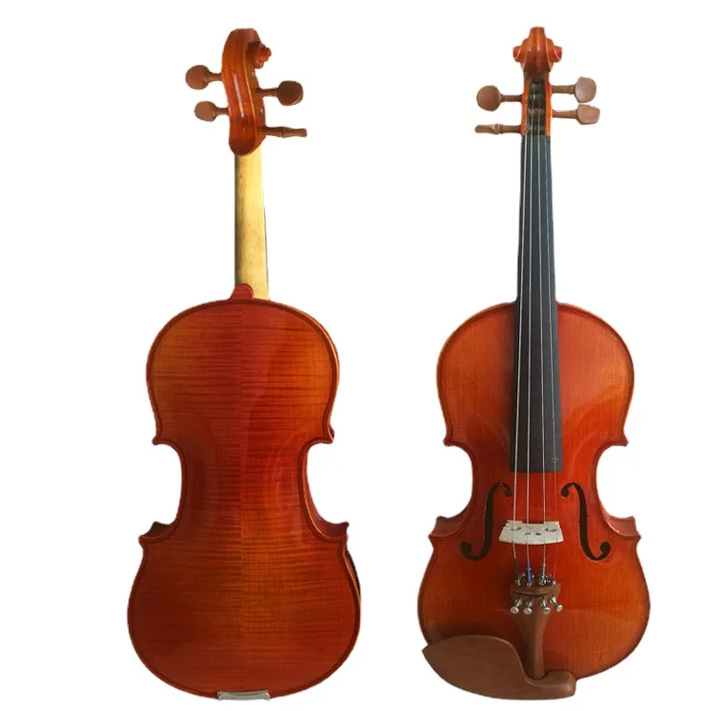 

violin 4/4 vintage Hand-made patterns and tiger patterns for beginners practice and grading