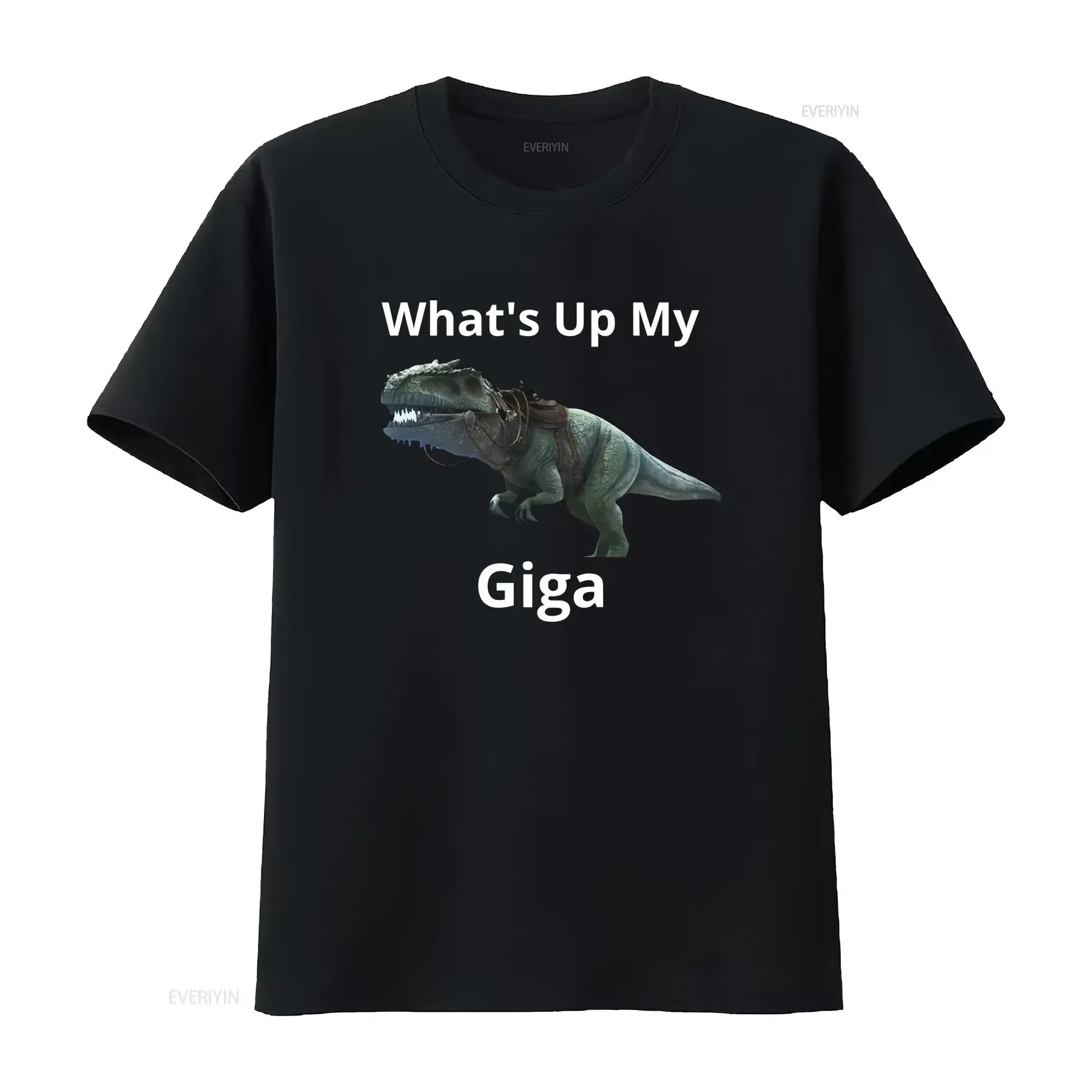 تي شيرت What's Up My Giga Ark Survival Evoled Ascended تي شيرت Rex Dino مغسول ريترو 2000s Nature Dad s عتيق مغسول قليلاً أوم #1