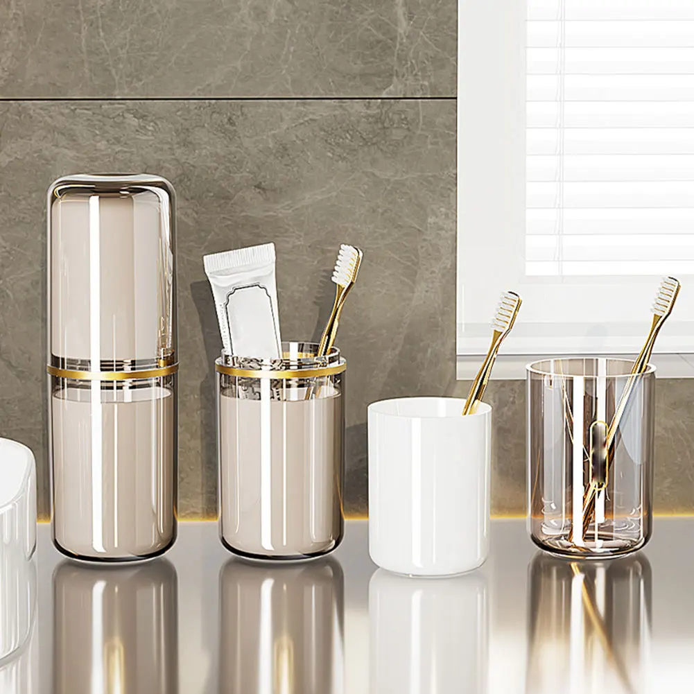 

Модная зубная щетка, зубная паста, дорожный чехол, портативная дорожная чашка для мытья, превосходная гигиена, защита для семьи