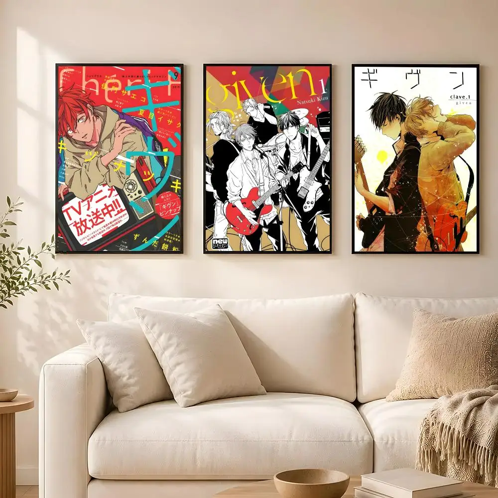 Anime Given The Future We Were Poster poster Self-adhesive wall stickers, suitable for room decoration, high-quality printing.