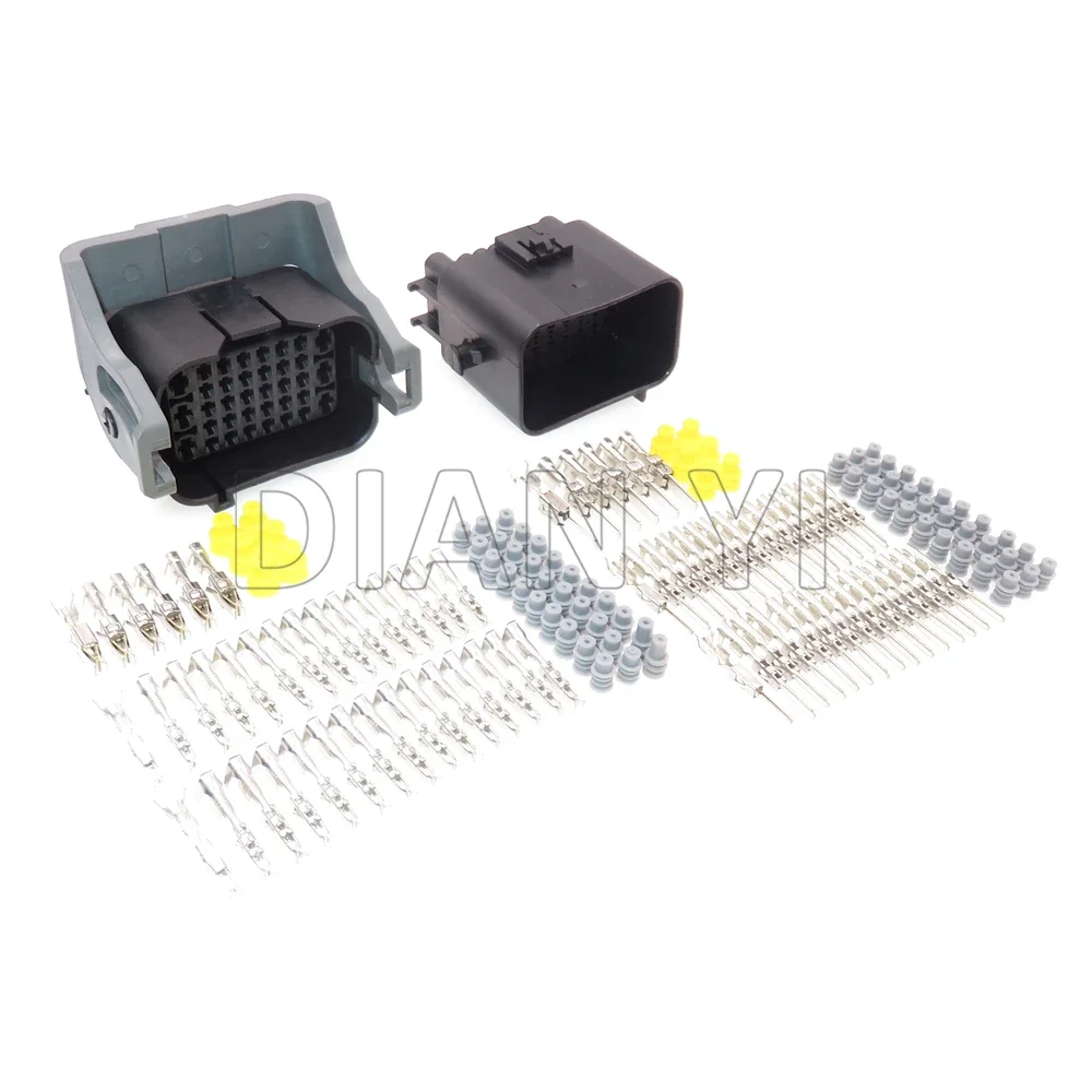 1 Set 36 Way Car ECU Composite Connectors With Cables 1743059-2 AC Assembly Auto Male Female Wiring Harness Socket 1743062-2