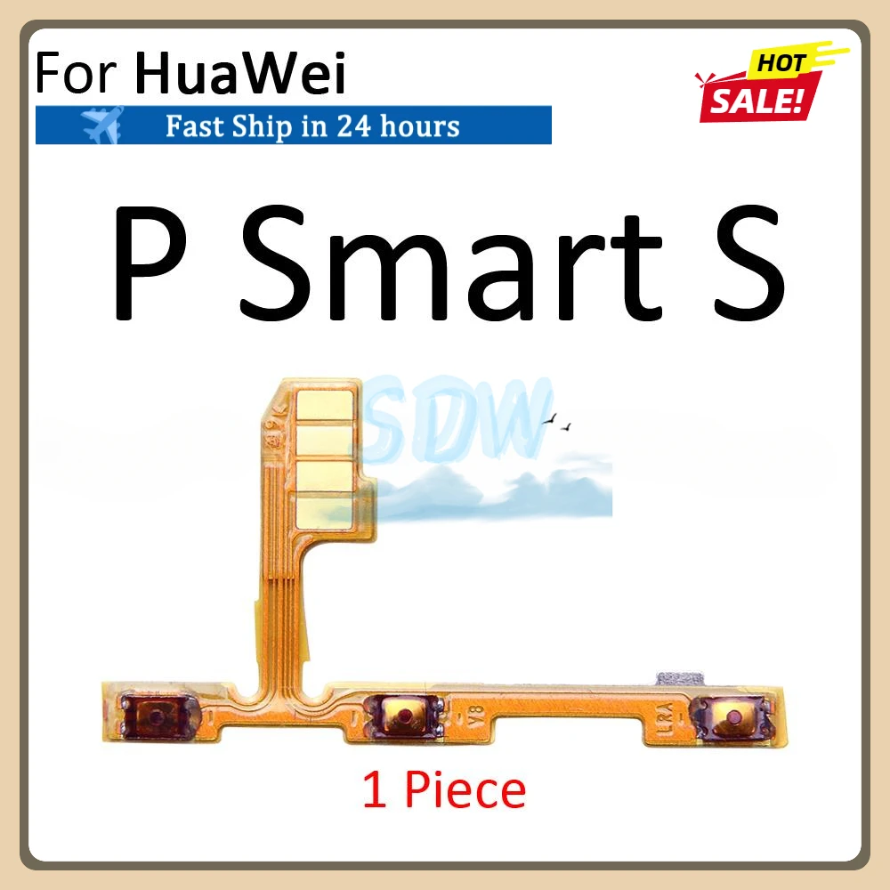 Power ON OFF Mute Switch Control Key Volume Button Flex Cable For HuaWei P Smart S Z Pro Plus 2018 2019 2020 2021 Parts