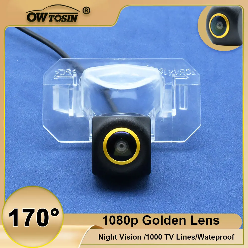 

CCD/AHD Vehicle 1080P 170° Golden Lens Rear View Camera For For For Honda Civic MK8 Hatchback 2006-2011 Reversing Car Camera