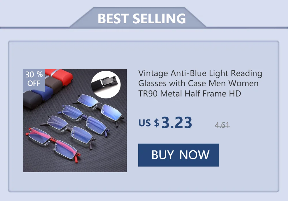 Folding Reading Glasses with Leather Box Unisex Collapsible Metal Lenses Bifocal 4 In 1 Eyewear Anti-blue Light Diopter Glasses