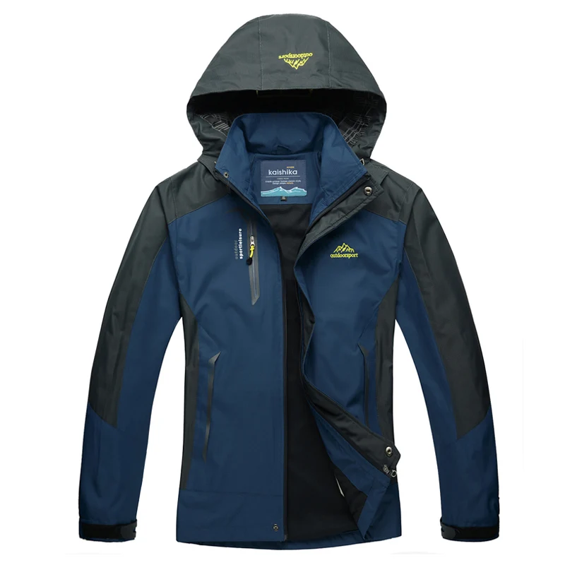 Männer Herbst jacke Camping Wandern Trekking Wind jacke wasserdicht mit Kapuze Frühling Outdoor Sport Reisen Kletter mäntel