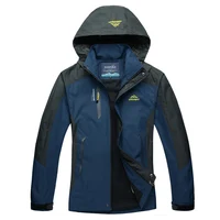 Chaqueta de otoño para hombre, cortavientos para acampar, senderismo, impermeable con capucha, abrigos de escalada para viajes y deportes al aire libre de primavera