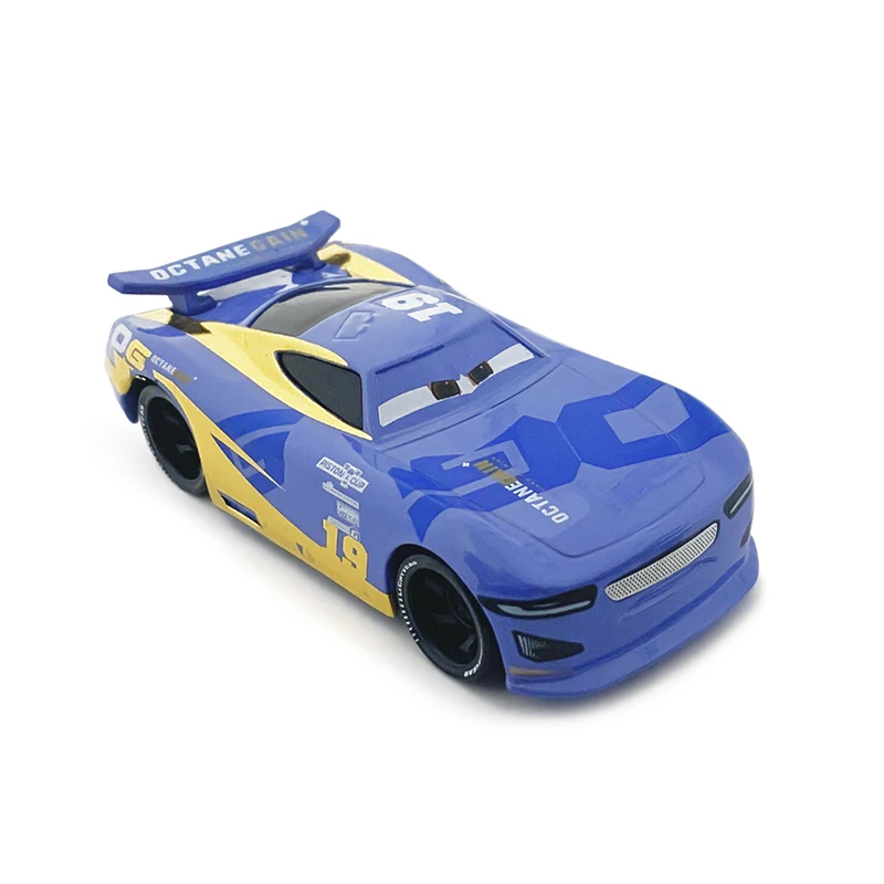 Cartoon-Autos, galvanisiertes goldenes Rennauto, Metall-Druckgussmodell, Legierungsmaterial, Anime-Figur, Kinderspielzeug, Geburtstagsgeschenke