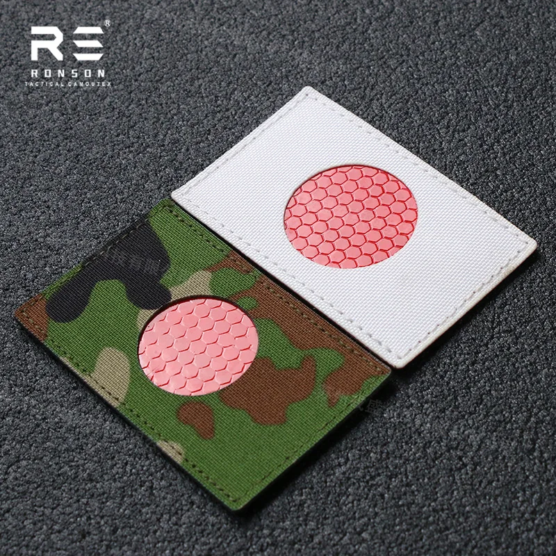 日本国旗と血液型のPOS+パッチ、レーザーカット反射パッチ、タクティカルギア装備用、色とサイズのカスタマイズ可能