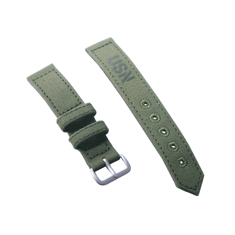 New Nylon Military Divers 18mm 20mm two piece Canvas  Watch  straps watchbands