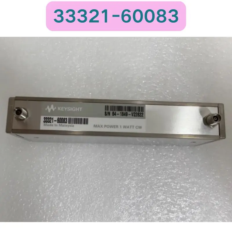 Second-hand KEYSIGHT 33321-60083 66dB 26.5GHz 3.5mm electrically adjustable attenuator  Functional test OK Fast delivery