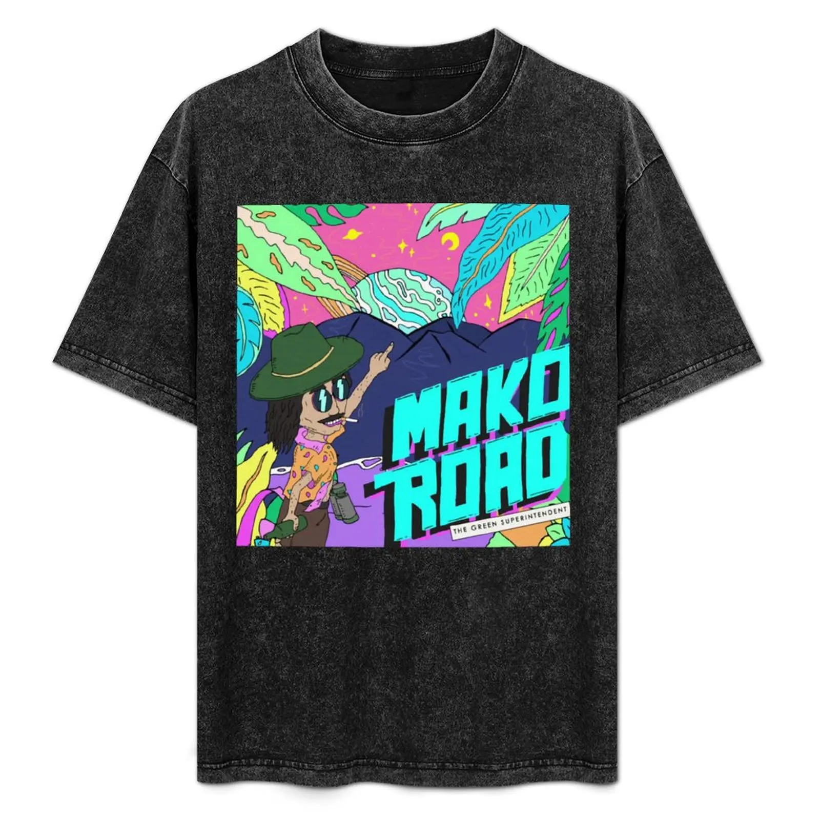

Mako Road T-Shirt All Match Print Short Sleeve Top