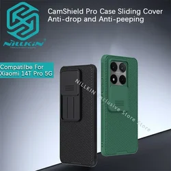Nillkin For Xiaomi 14T Pro Case/Mi 14T CamShield Pro Case Lens slide cover hard case shockproof phone case shell