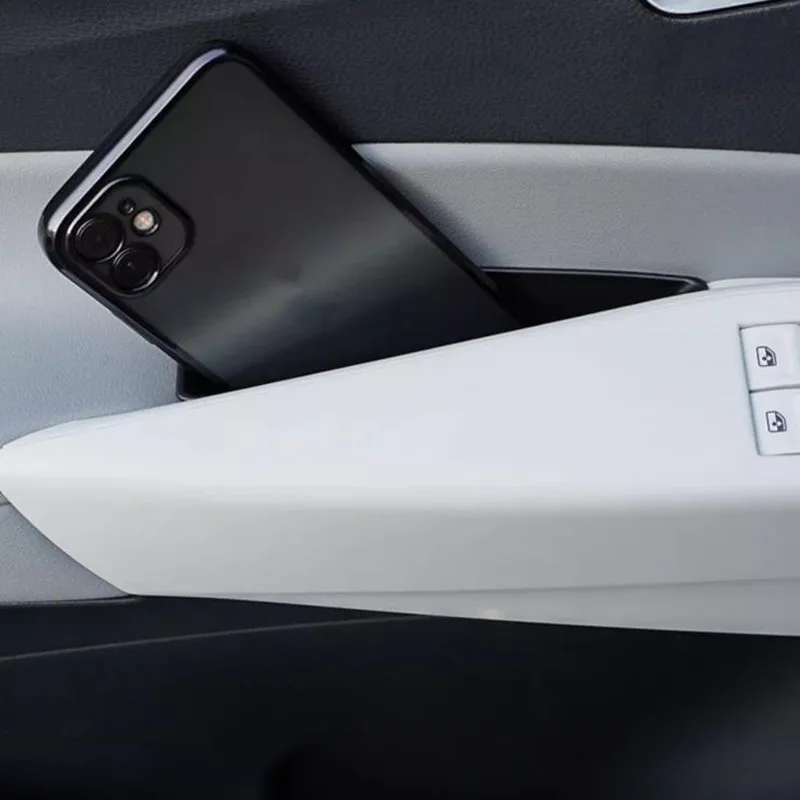 اكسسوارات السيارات لشركة فولكس فاجن فولكس فاجن ID.4 X ID.4 Crozz E12 2021 ~ 2025 وحدة التحكم مسند الذراع صندوق تخزين داخلي تخزين متعدد الوظائف #6