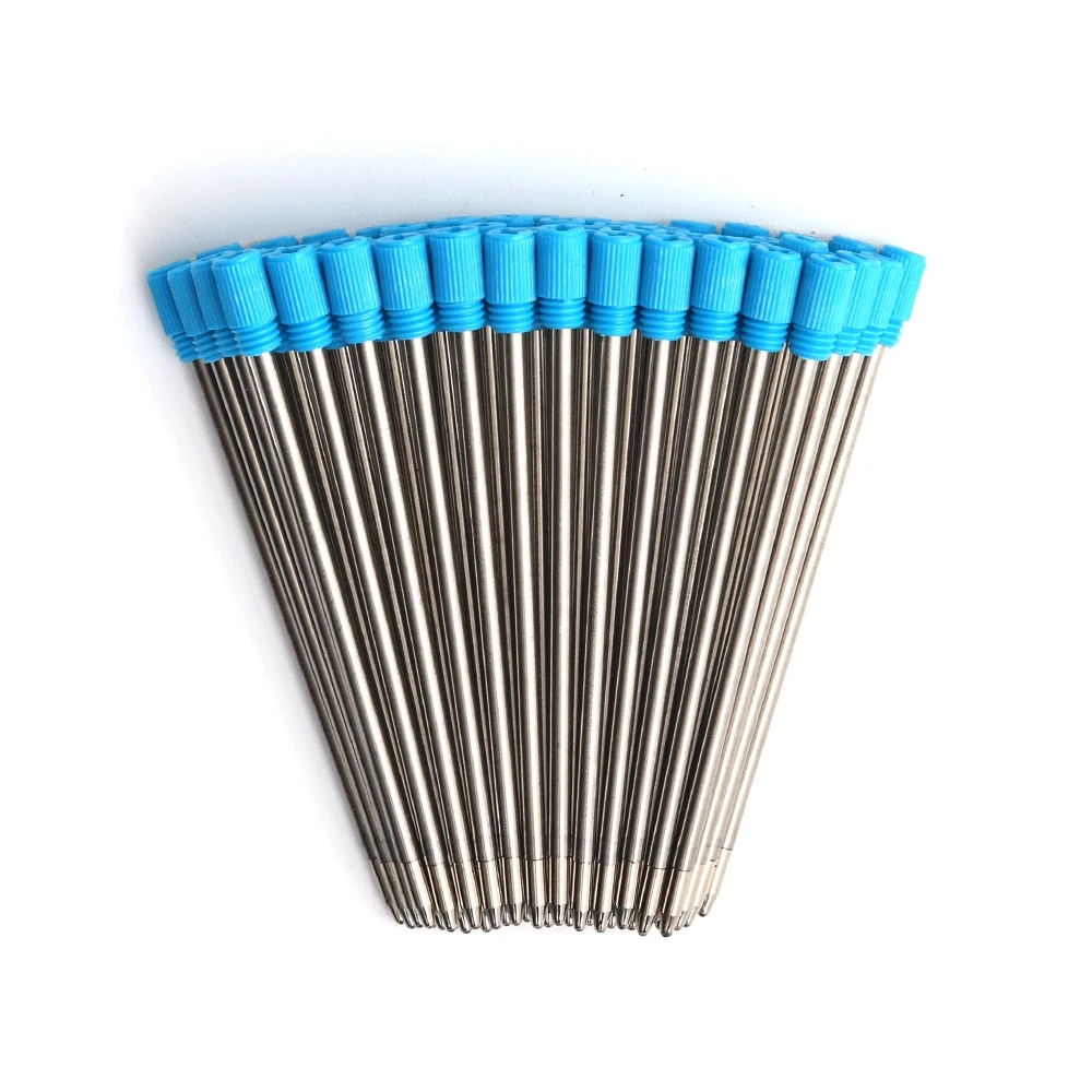 Ballpoint Pen Refill Wrinting 0.7mm Different Design Blue Black Ink Refills For School Office Replacement Length 7cm