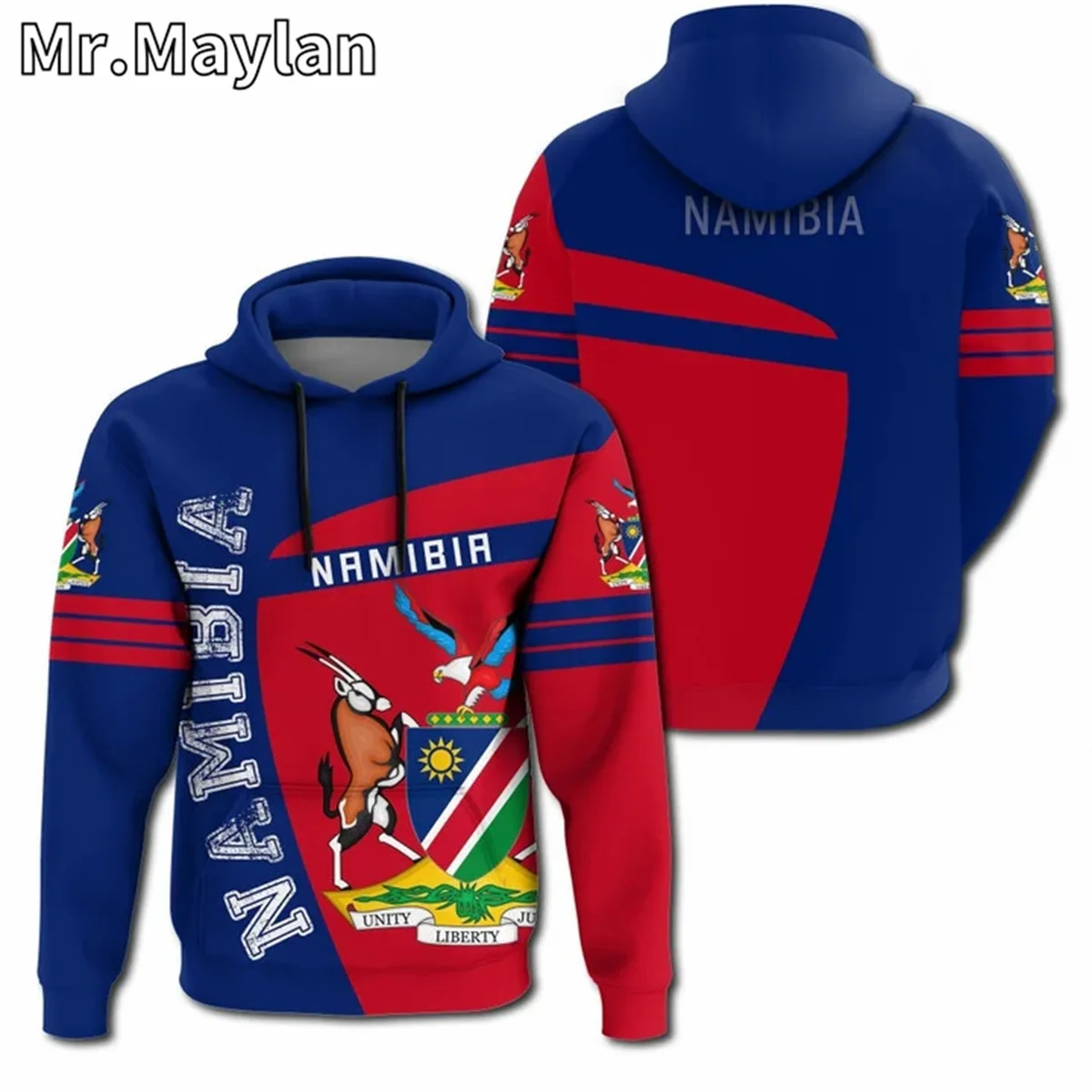 

AFRICAN HOODIE Country NAMABIA Flag 3D Printed Unisex Hoodies Men/Women Streetwear Zip Pullover Casual Jacket Tracksuits YH-843