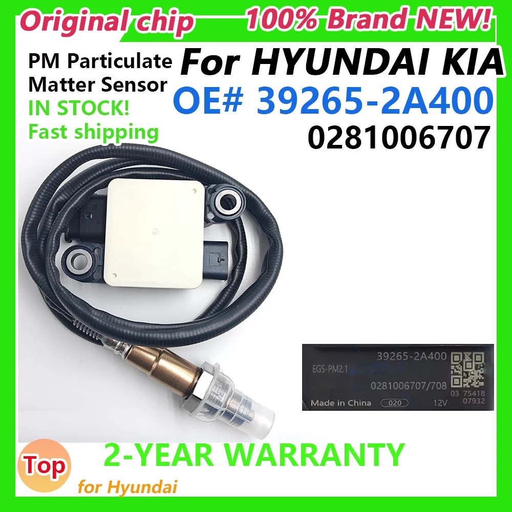 

39265-2A400 392652A400 0281006707 New Particulate Matter Sensor PM Sensor 0281006707 for Hyundai 392652 A400 39265 2A400