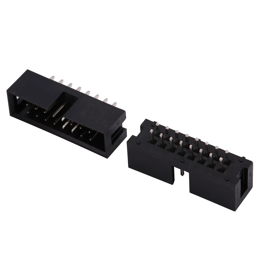 Fc 6/8/10/12/14/16/18/20/24/26/30/34/40/50/60/64pin 2,54mm Pitch Buchse IDC-Buchse Anschluss band kabel DC3 Header Stecker