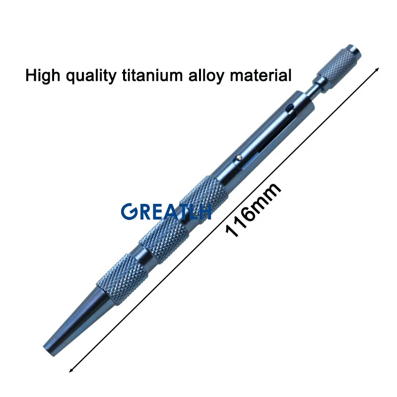 GREATLH Sapphire Clear Cornea Blade Double /Single Edge Blade Hair Transplanting Pen Eye Ophthalmic Tools Surgical Tool