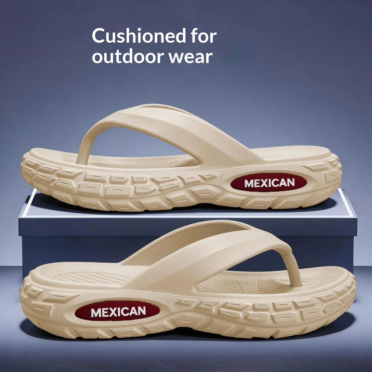 Outdoor-Sportsandalen für Herren, leichte, rutschfeste und verschleißfeste Flip-Flops, geeignet für Männer und Frauen – Detail 5