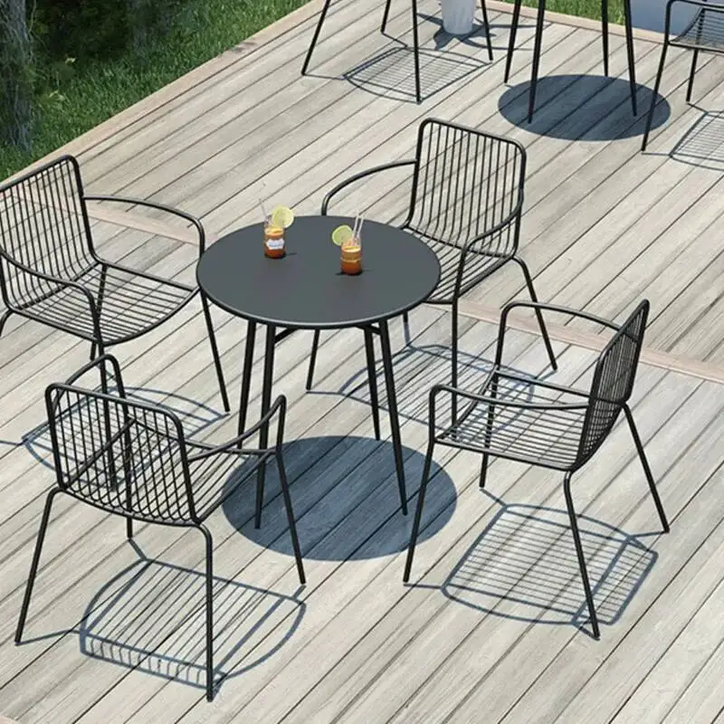 

Furniture Garden Patio Set Modern Assesories Balcony Yard Moving Garden Furniture Sets Nordic Waterproof Tuinmeubelen Decoration