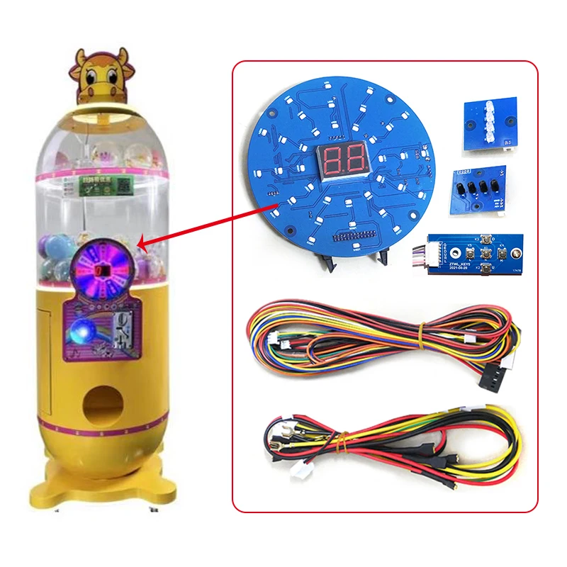 

Arcade Turntable Vending Pinball Capsule Gachapon Machine Kit without Cabitnet