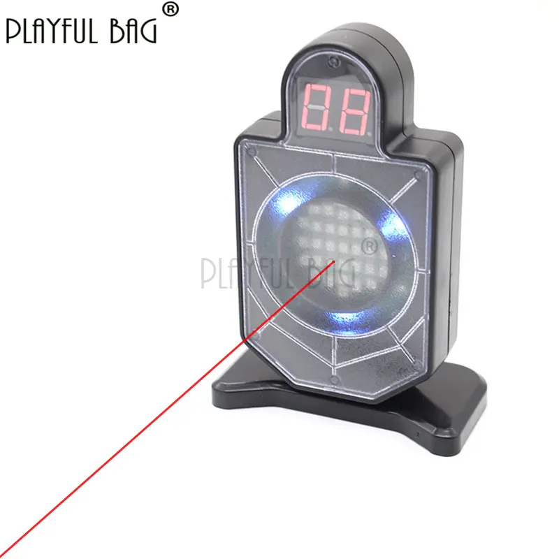 Electronic Scoring Table Mini Leisure laser target Toy LED Color-changing Lightweight Plastic Portable CS Game Target QG139S