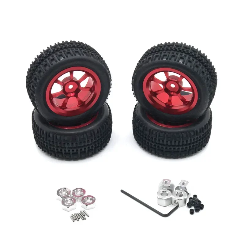 

Metal Upgrade Metal Wheel Tire for Wltoys WPL MN LC JJRC HL Remote Control Car