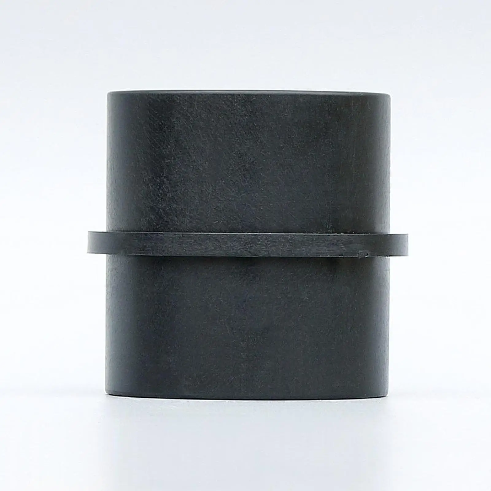 Black 75mm Air Duct Joiner Connector Straight Extension Tube Adapter for Car Heating System
