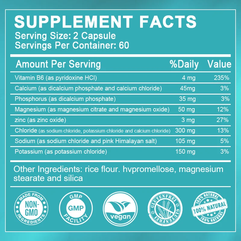 GPGP Greenpeople Complex Electrolyte Vitamins and minerals Sports support capsules Endurance enhancement for gym