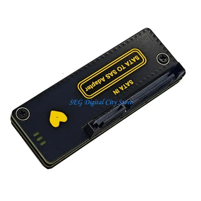 U75B 6Gbps Conversion Adapter Card SATA22Pin Male To 29Pin Female Connection for 2.5
